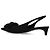 Dolce & Gabbana Schwarze Satin Slingback Pumps mit Schleife - Ansicht 3