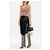 Gonna midi Courreges Logo nera - vista 2