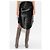 Gonna midi Courreges Logo nera - vista 3