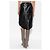 Gonna midi Courreges Logo nera - vista 4
