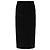 Dolce & Gabbana Schwarzer Wollrock Midi