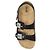 Balenciaga x Scholl Black Leather Sandals - view 3