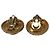 Orecchini a clip Chanel rotondi in perle dorate, Gold Pearl - vista 3