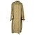 Gabardina monocuello adornada Dries Van Noten en algodón beige