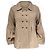 Chaqueta corta cruzada Marc by Marc Jacobs en algodón beige