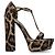 Sandali con plateau Dolce & Gabbana Animalier Marrone Beige