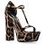 Sandali con plateau Dolce & Gabbana Animalier Marrone Beige - vista 2
