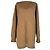 Stella Mc Cartney Stella Mccartney Strickpullover mit Rundhalsausschnitt aus brauner Wolle