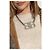 Collana Balenciaga Boyfriend B Monogram Argentata in Ottone - vista 2