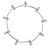Brazalete de latón Jil Sander