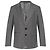Blazer Dolce & Gabbana in lana grigio con righe