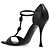 Sandales à talons stiletto Dolce & Gabbana en cuir noir - vue 2
