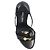Sandales à talons stiletto Dolce & Gabbana en cuir noir - vue 3