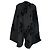Abrigo capa adornado de jacquard Simone Rocha en acrílico negro