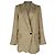 Blazer monopetto in twill Brunello Cucinelli in acetato kaki