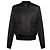 Dolce & Gabbana Giacca bomber in seta nera