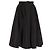 Falda acampanada midi negra Moncler de poliamida