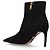 Dolce & Gabbana Botines de Tacón Stiletto en Cuero Negro - vista 2
