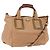 Chloé Ethel Bolsa de couro bege