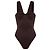 Costume da bagno intero Balmain marrone