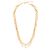 Collana in ottone dorata Jil Sander - vista 3