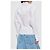 Camisa de algodón plisada blanca The Attico - vista 4