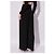 Alaïa Gerippte Hose mit weitem Bein Schwarz - Ansicht 4