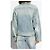 Balenciaga Chaqueta vaquera de algodón azul - vista 4