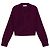 Pull en laine et cachemire violet à torsades The Attico