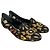 Mocassini Alexander McQueen Obsession Talisman Print in raso nero