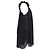 Isabel Marant Mini-Kleid mit Rüschen aus schwarzer Seide - Ansicht 3