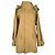 Chaqueta Parka con Capucha Balenciaga en Algodón Beige
