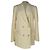 Autre Marque Valentino zweireihiger Blazer aus cremefarbenem Polyester