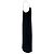 Abito maxi con spalline Theory in viscosa nera - vista 2