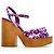 Dolce & Gabbana Sandali con platform e stampa 'Majolica'