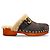 Chloé Jeannette Clogs braunes Wildleder