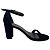 Stuart Weitzman Riemchen-Sandaletten mit Blockabsatz aus schwarzem Wildleder