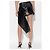 Courreges Gonna in cotone laccata Courrèges nera - vista 4