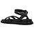 Sandali Gianvito Rossi in pelle nera - vista 5