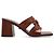 Versace Mules aus Leder braun