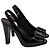 Décolleté Slingback Prada Sport Vintage 2000's in pelle nera