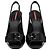 Décolleté Slingback Prada Sport Vintage 2000's in pelle nera - vista 2