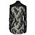 Alexander McQueen Spitzenbluse aus schwarzem Polyamid - Ansicht 3