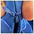 Autre Marque Vestido midi Saloni Devon en seda azul - vista 7