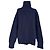 Ami Rollkragenpullover aus Wolle in Marineblau
