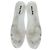 Sneakers basse Miu Miu Deco in pelle di vitello bianca - vista 14