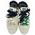 Sneakers basse Miu Miu Deco in pelle di vitello bianca - vista 4
