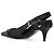 Courreges Décolleté Slingback in Pelle Nera - vista 5