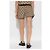 Shorts Burberry de algodão padrão check bege - vista 4