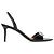 Sandali con tacco Giuseppe Zanotti in pelle nera